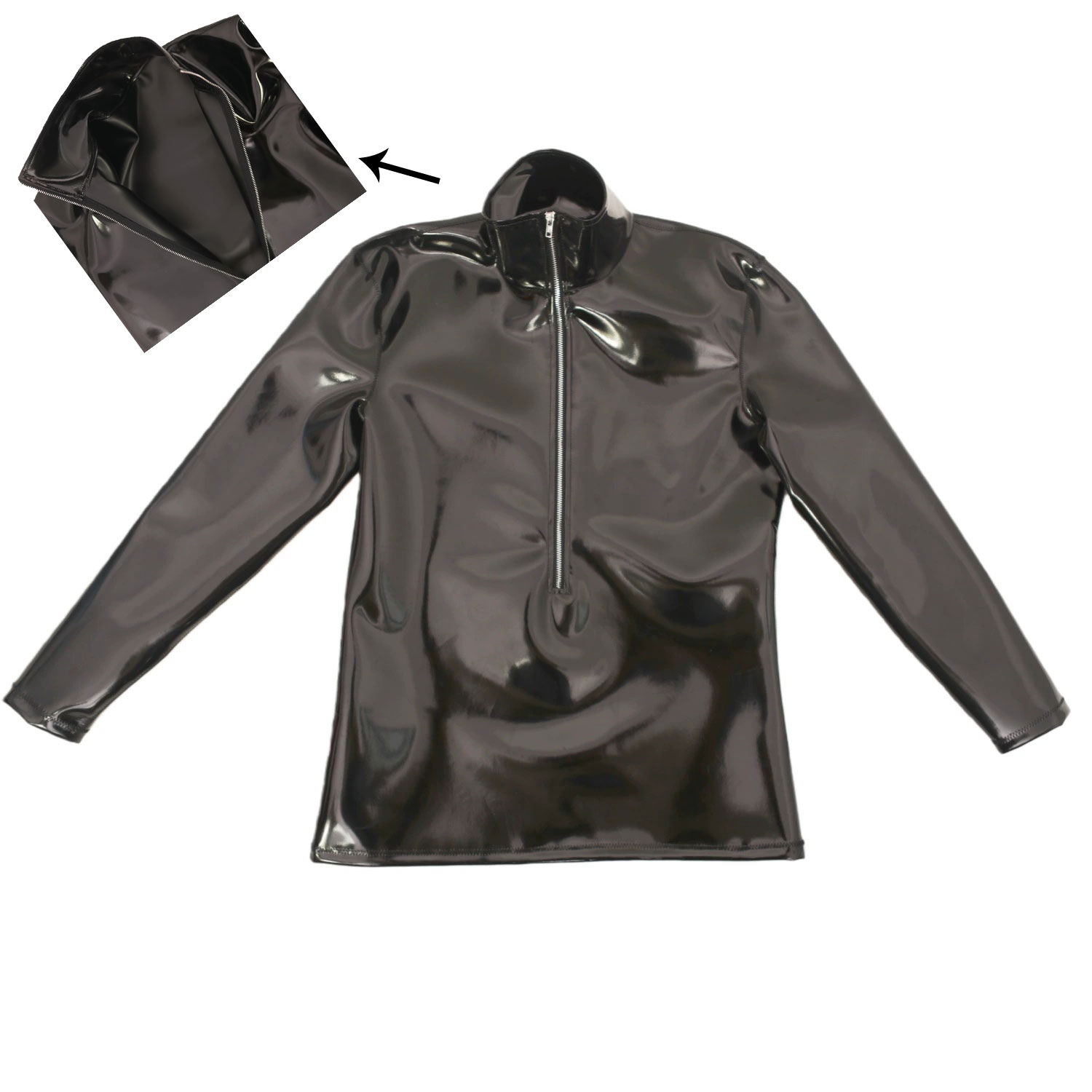 Men'S Spring Fashion - New Fashion Cloth Latex Men's T-shirts