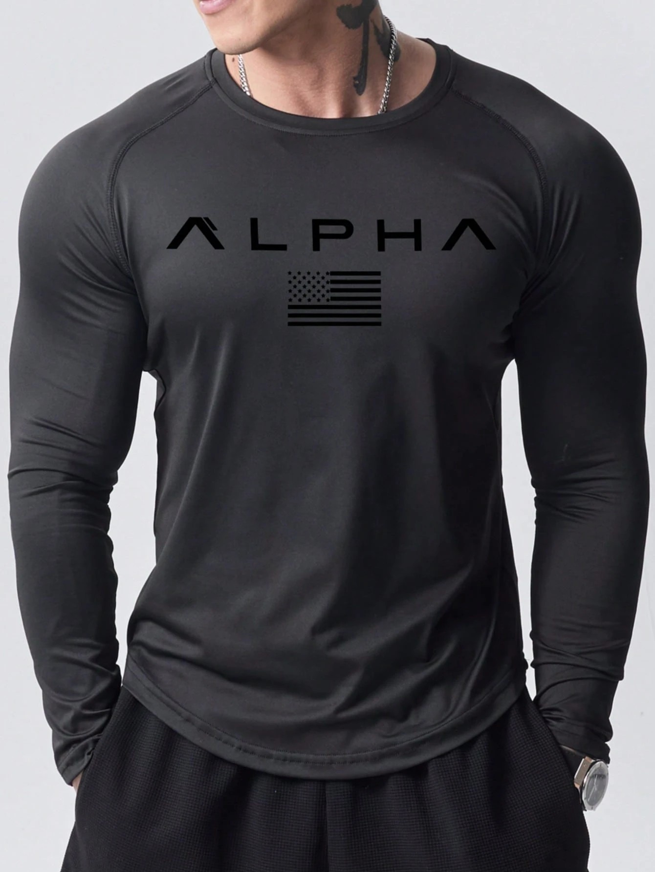 Men'S Spring Fashion - New men's long-sleeved T-shirt for Spring