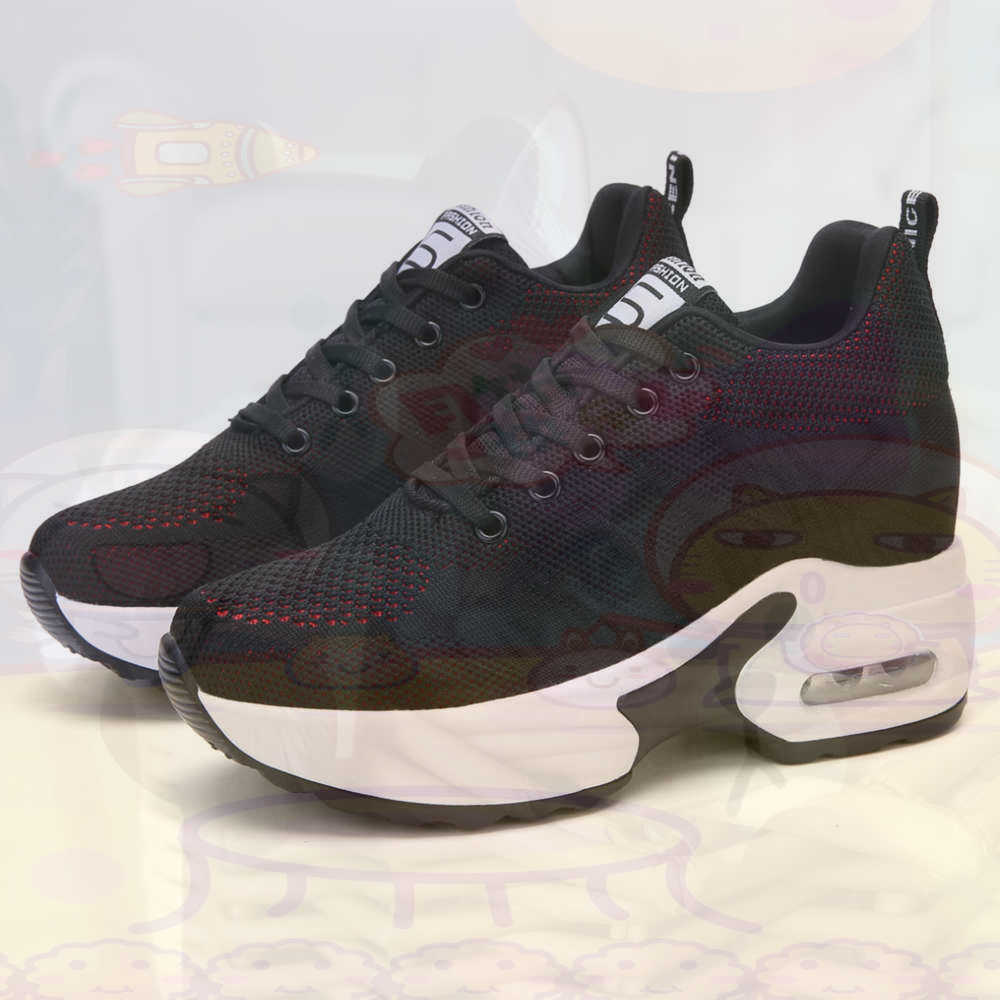 Men'S Fashion All Black Outfit - Red Size 36 Shoes Woman Tennis