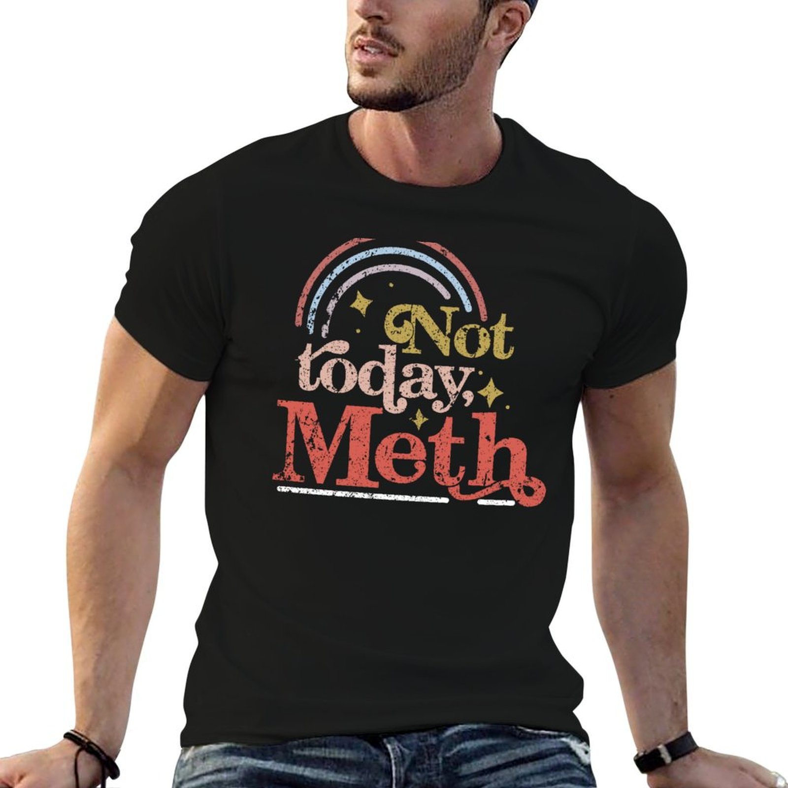 Men'S Fashion Today - Not Today Meth AA NA Recovery