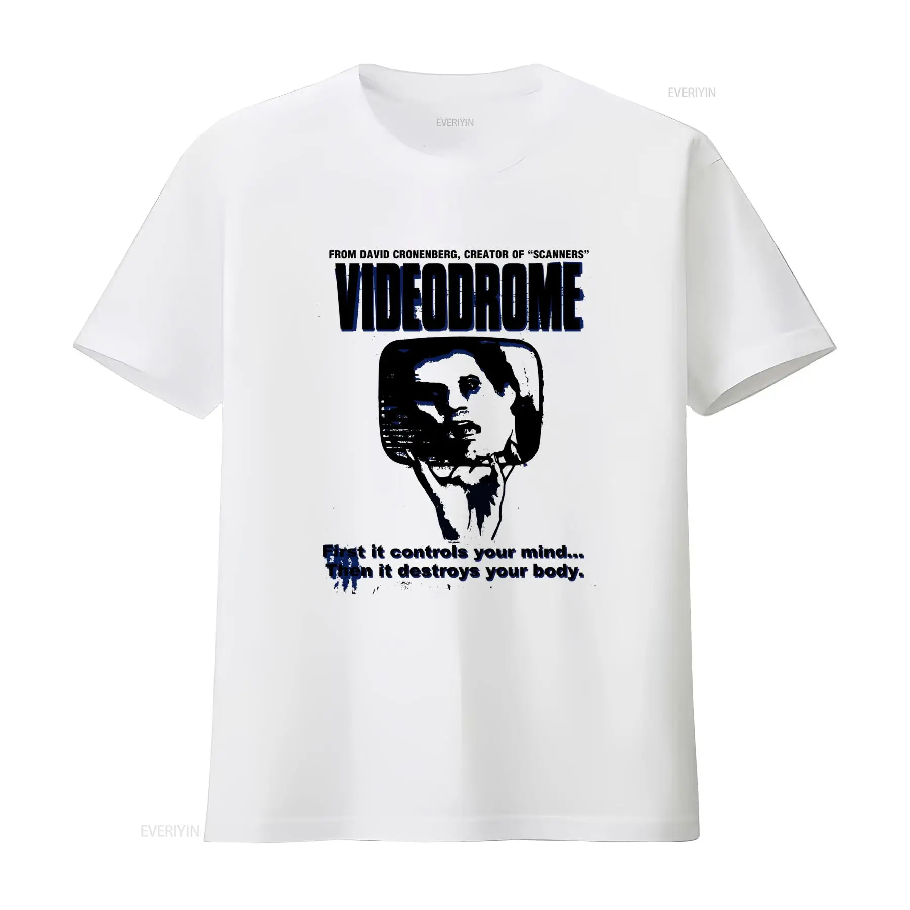 Mens Fashion In The 80S - VIDEODROME T Shirt 80s Punk Horror