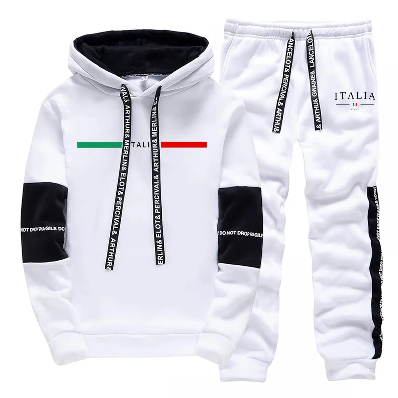 Men'S Spring Fashion - Fashion Mens Tracksuit Print Casual Sweatshirts