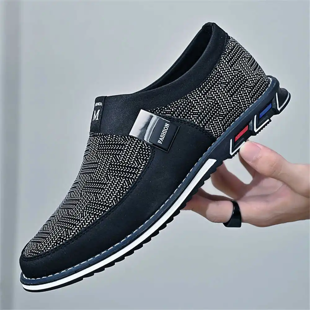 Men'S Fashion All Black Outfit - Dark Blue 44-45 Summer Shoes Sale
