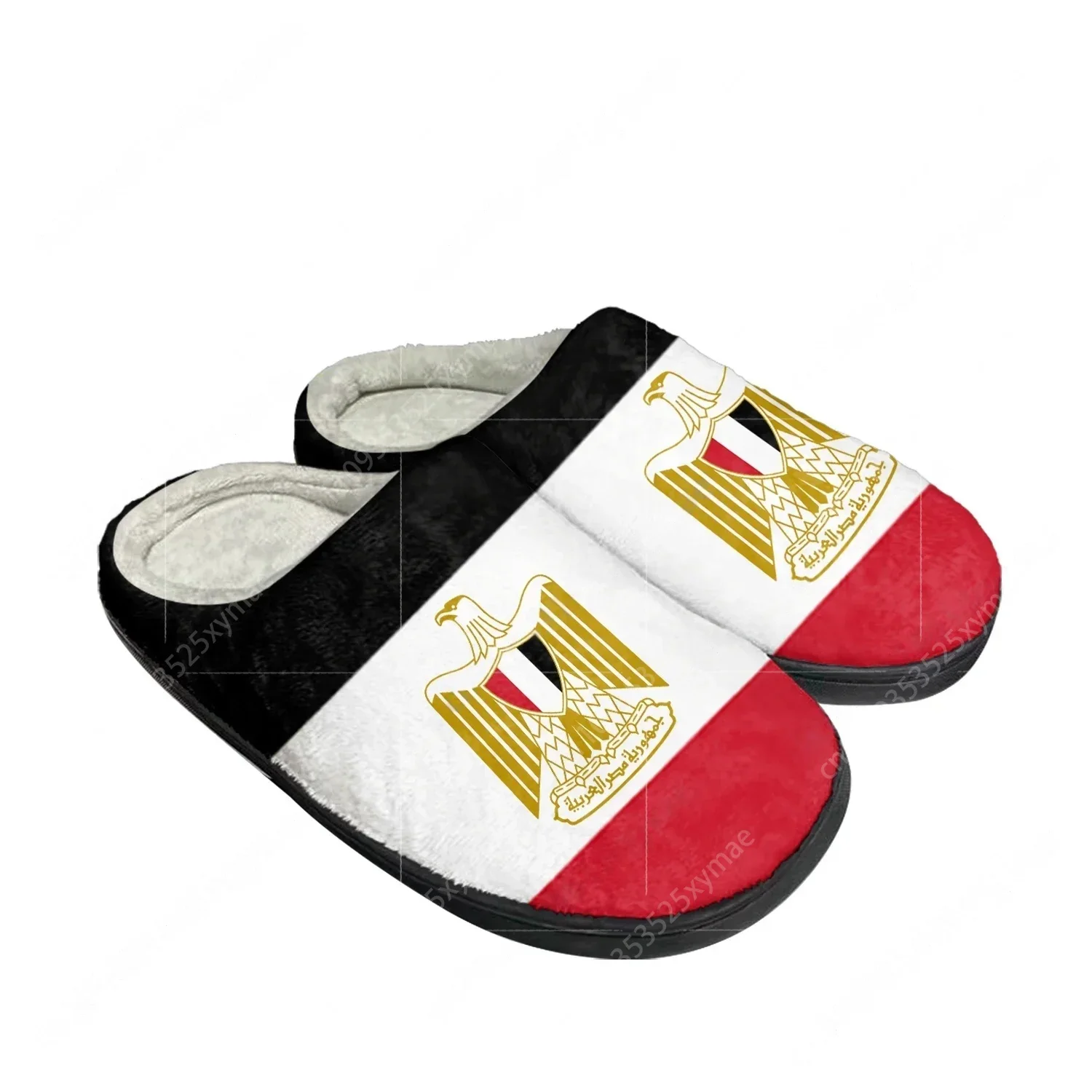 Men Fashion Egypt - Egyptian Flag Home Cotton Custom Slippers