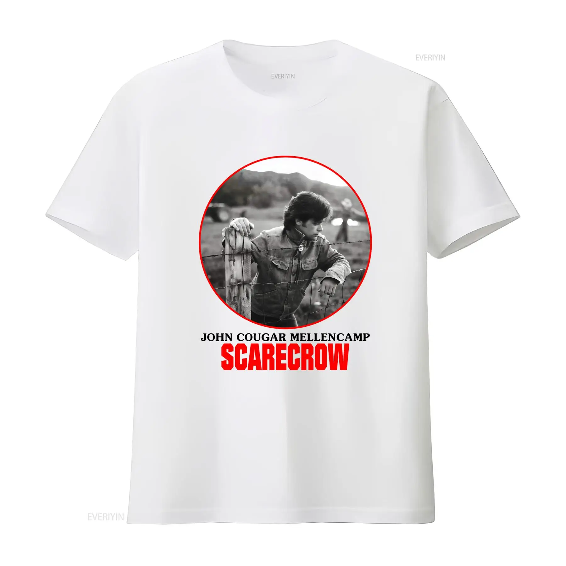 Mens Fashion In The 80S - Vintage 80s John Cougar Mellencamp Scarecrow