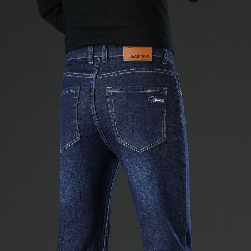 Men'S Fashion Grey Jeans - New Straight Mens Fashion Grey Black