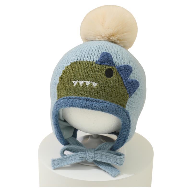 Beanie Winter Hat - Cute Cartoon Animals Pompom Hat Baby