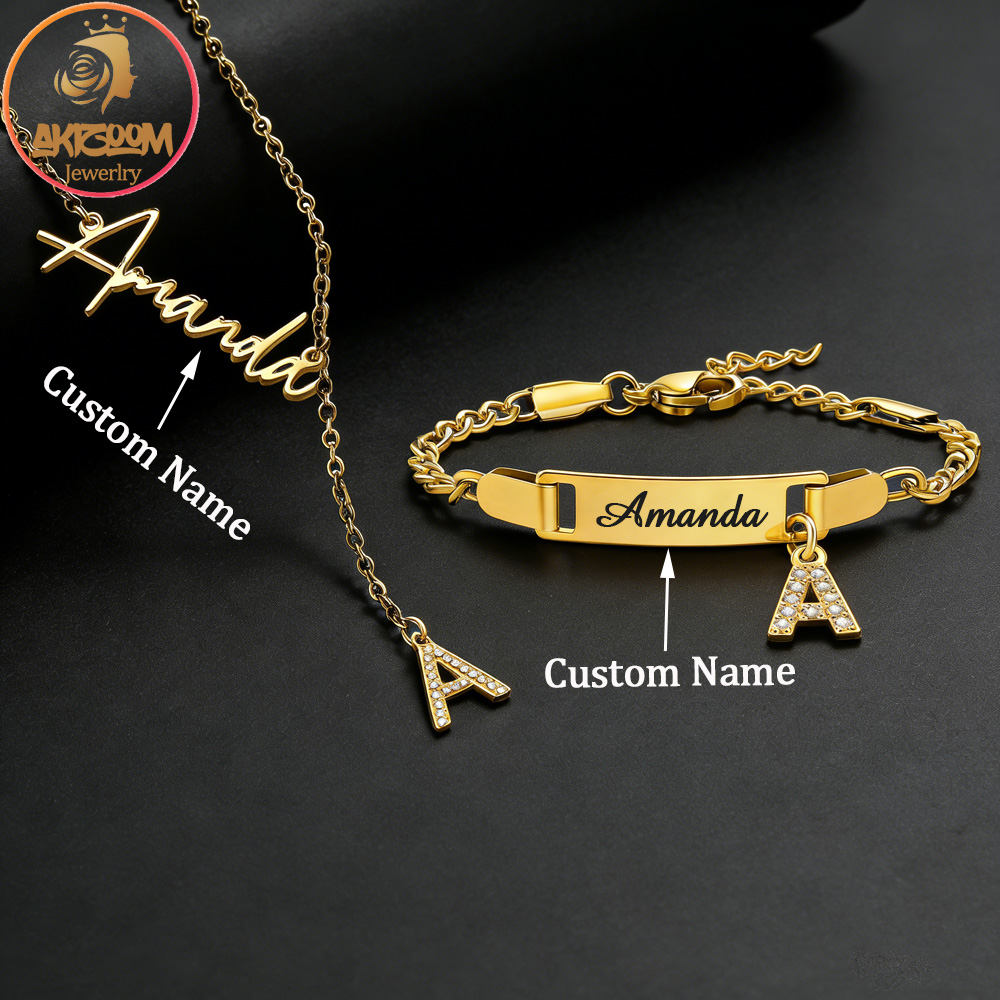 Akizoom Custom Name Zircon Let - Men'S Fashion Jewelry Bracelets review and price