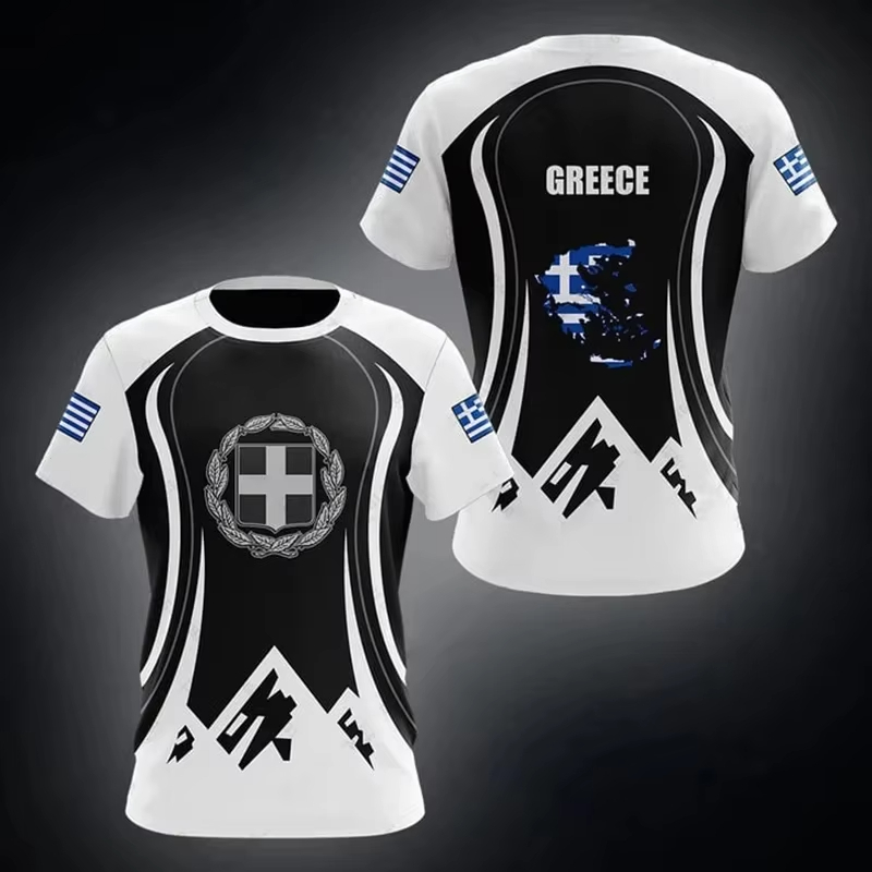 Greece Flag Map 3d Printed T S - Men'S Fashion Greece review and price