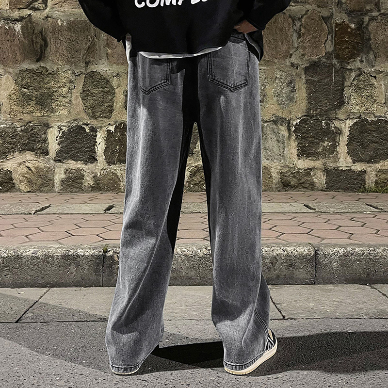 Korean Fashion Men's Baggy Jea - Men'S Fashion Grey Jeans review and price