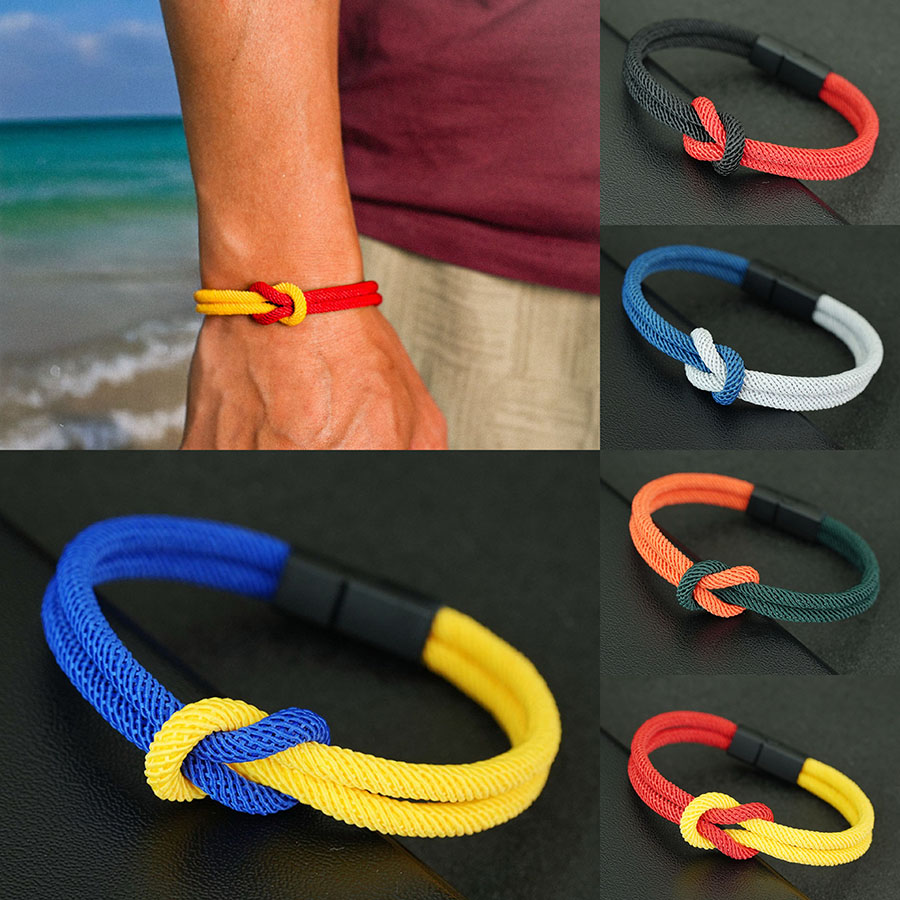 5 Styles Men Rope Bracelet Tru - Milan Men'S Fashion review and price