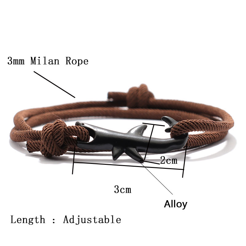 New Nautical Bracelet Men Blac - Milan Men'S Fashion review and price