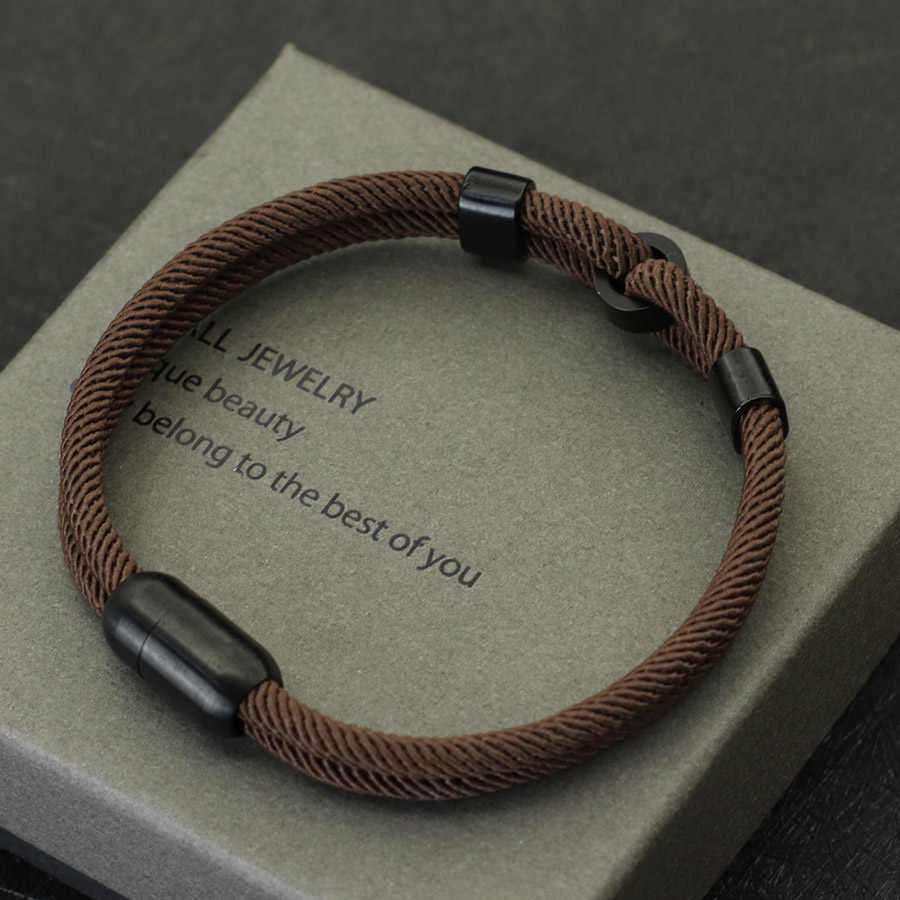 Classic Milan Rope Men Bracele - Milan Men'S Fashion review and price