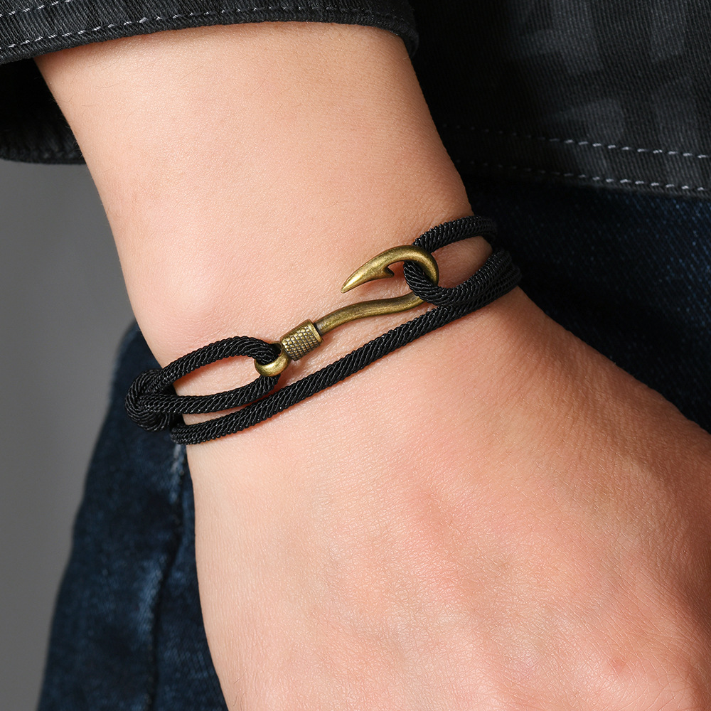 Trendy Charm Fish Hook Anchor  - Milan Men'S Fashion review and price