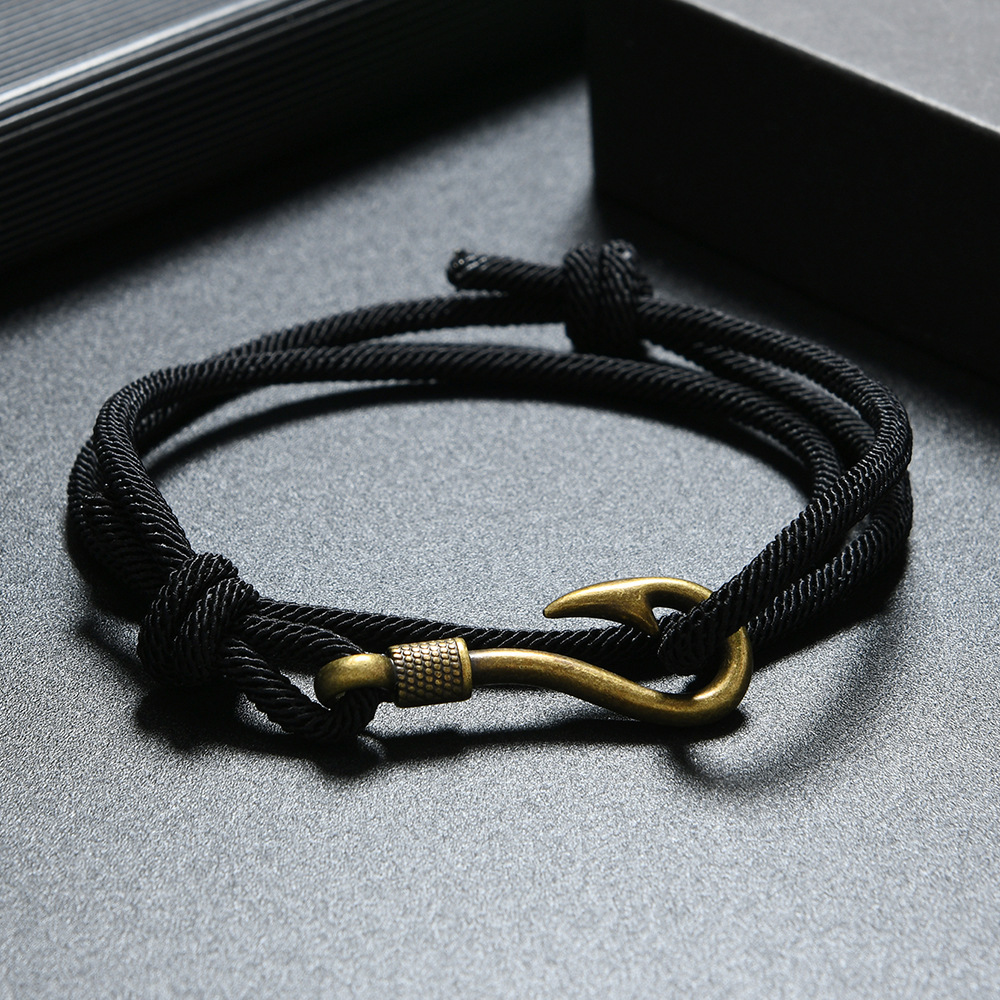 Trendy Charm Fish Hook Anchor  - Milan Men'S Fashion review and price