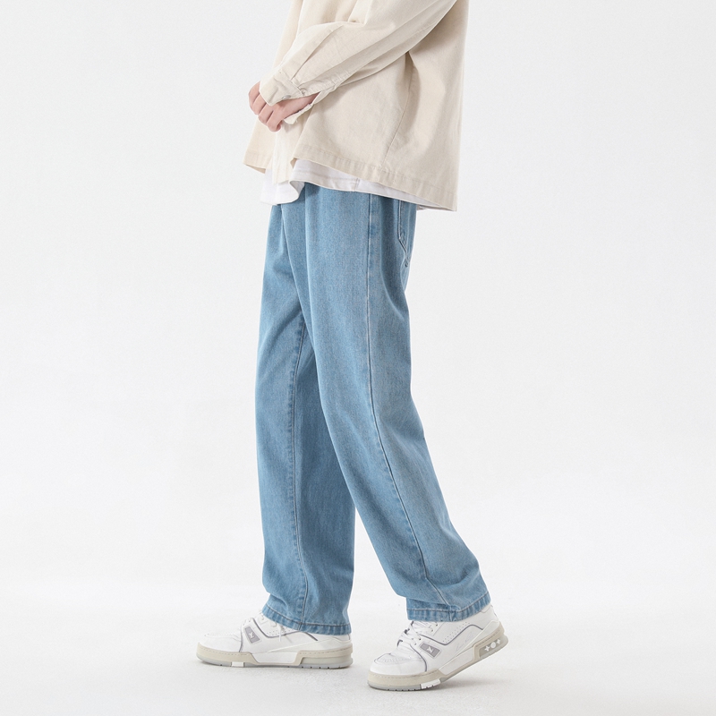 2023 New Korean Fashion Men's  - Men'S Fashion Grey Jeans review and price