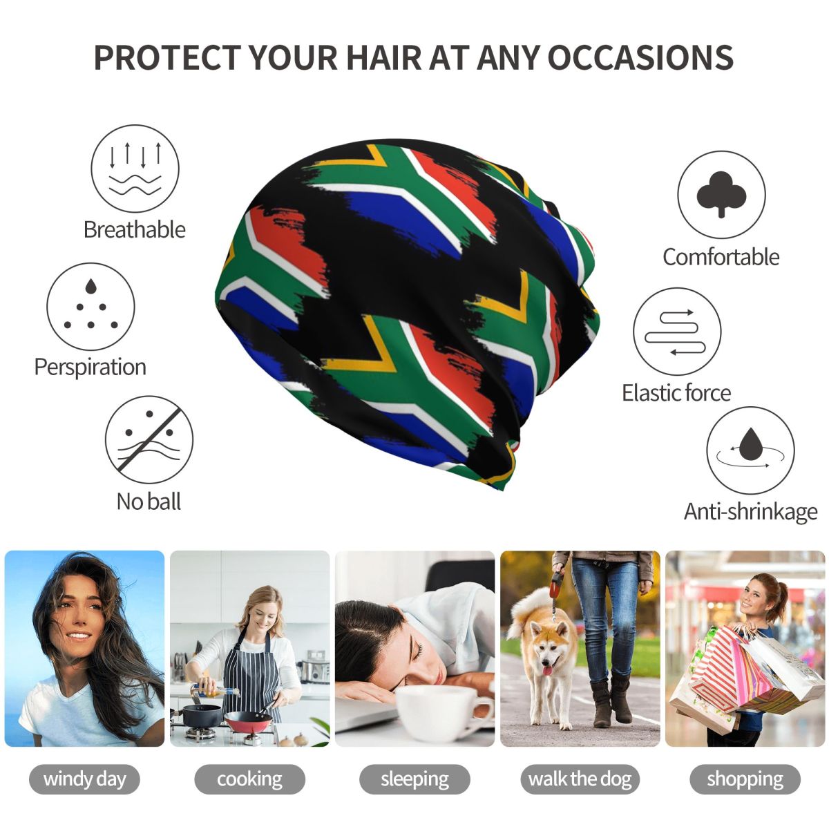 South African Springboks Flag  - Beanie Winter Hat review and price