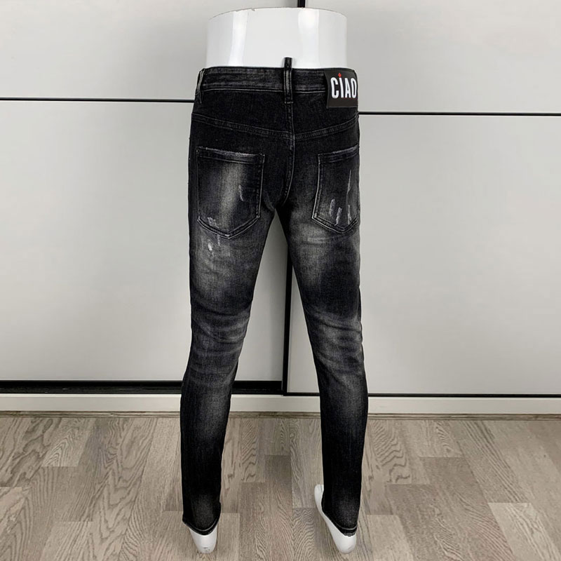 Street Fashion Men's Tight Bla - Men'S Fashion Grey Jeans review and price