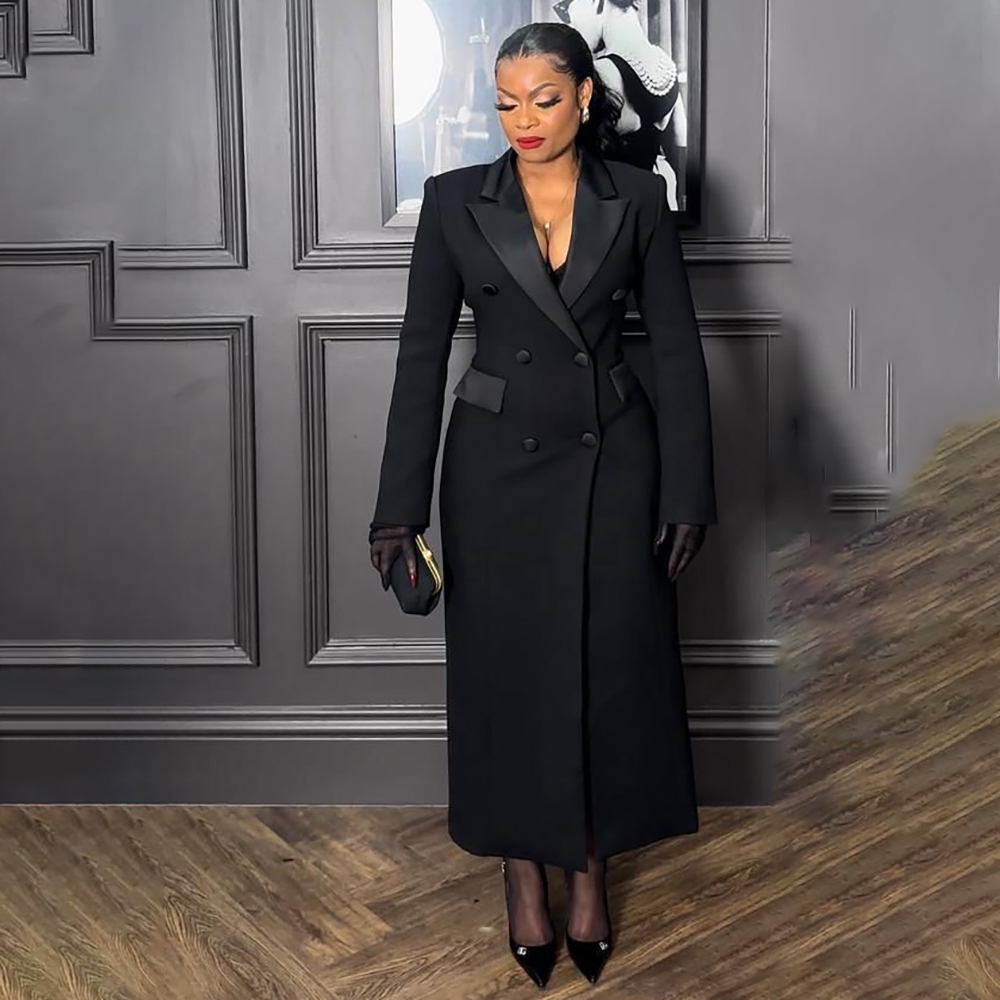 Luxury Black Women's Blazer Fa - Men'S Fashion All Black Outfit review and price