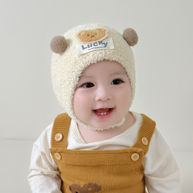 Cute Bear Baby Ear Protection  - Beanie Winter Hat review and price