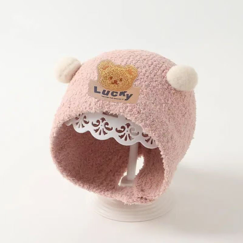 Cute Bear Baby Ear Protection  - Beanie Winter Hat review and price