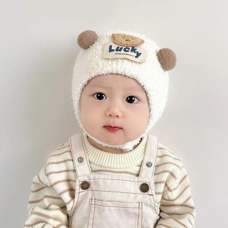 Cute Bear Baby Ear Protection  - Beanie Winter Hat review and price