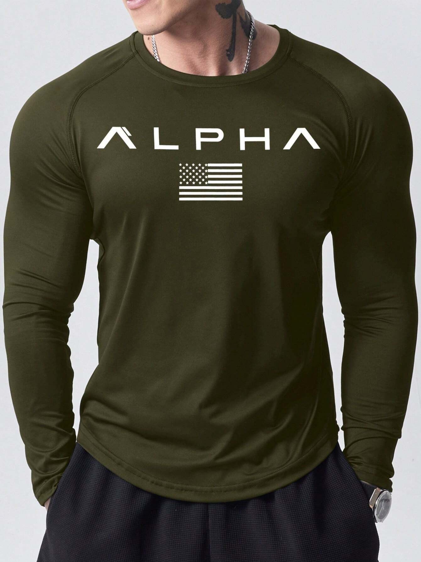 New men's long-sleeved T-shirt - Men'S Spring Fashion review and price
