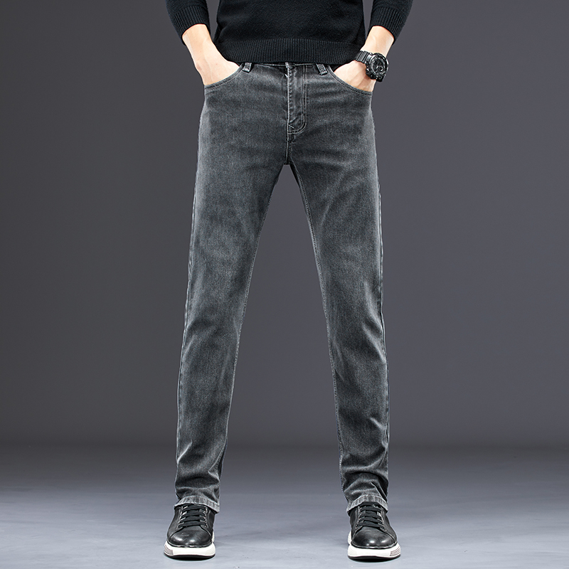 men's slim jeans 2024 autumn n - Men'S Fashion Grey Jeans review and price