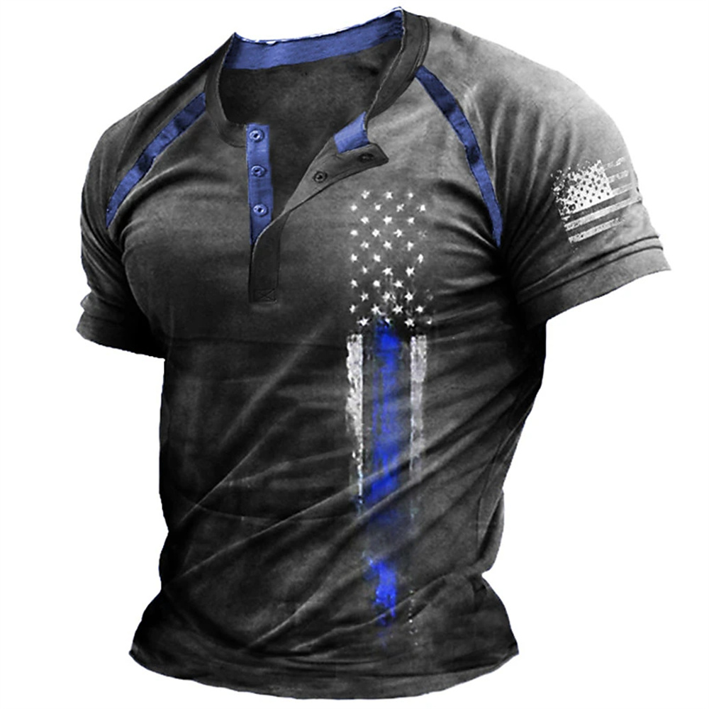 Funny 3D American Flag Print M - Mens Fashion Trend review and price