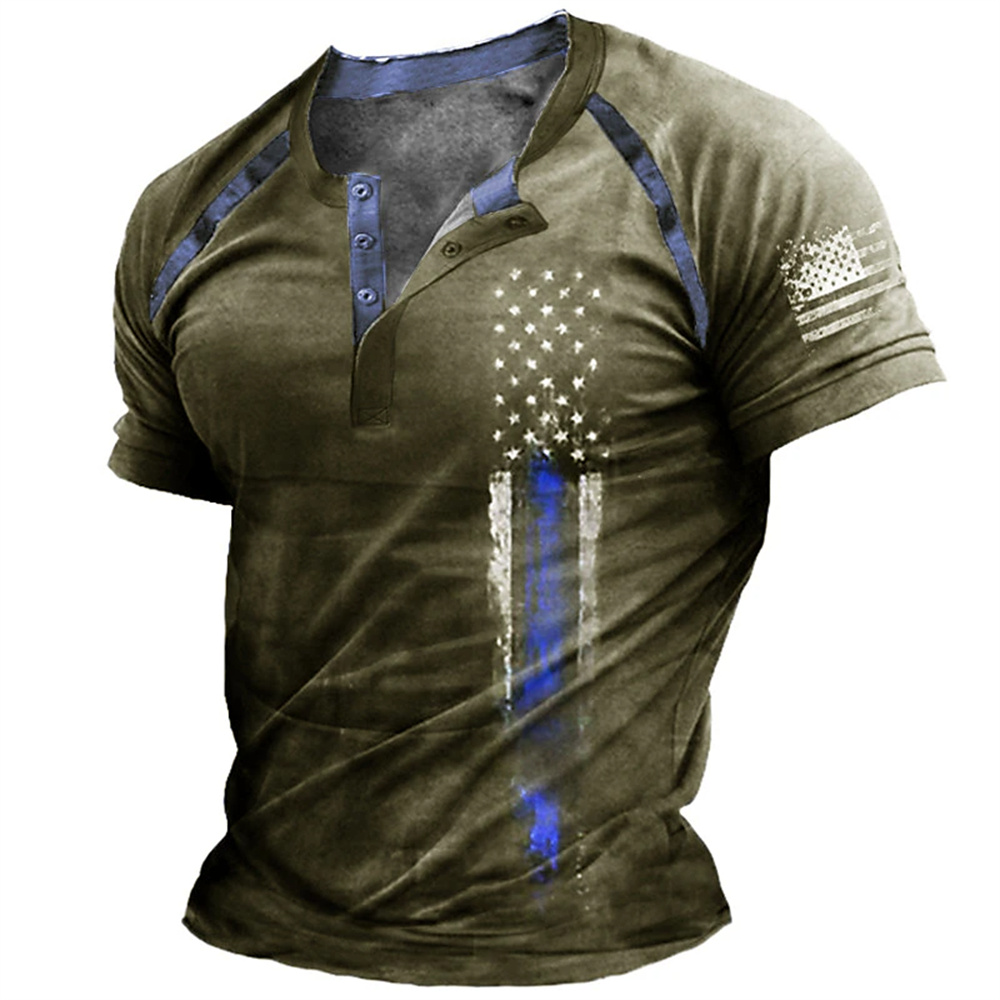 Funny 3D American Flag Print M - Mens Fashion Trend review and price
