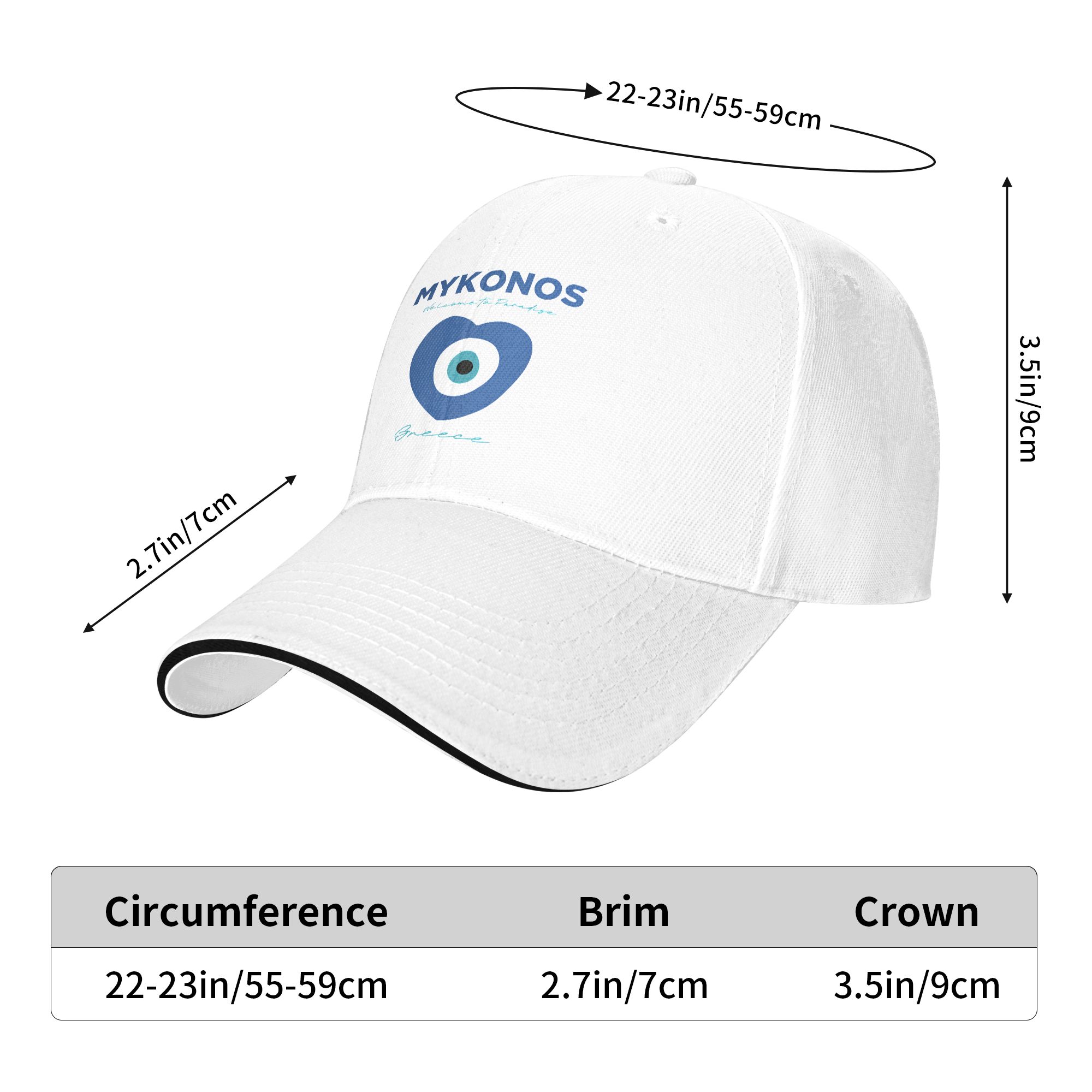 MYKONOS-GREECE Sun Baseball Ca - Men'S Fashion Greece review and price