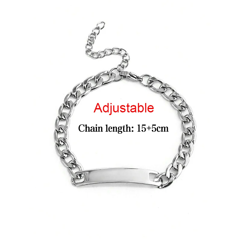 Stainless Steel Personalized N - Men'S Fashion Jewelry Bracelets review and price