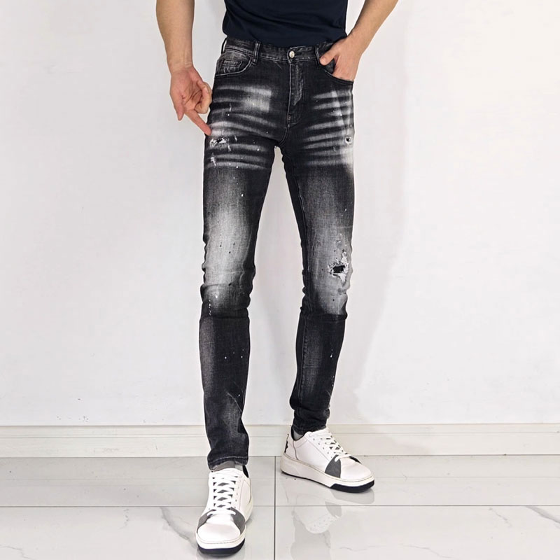 Men's High Street Hip Hop Graf - Men'S Fashion Grey Jeans review and price