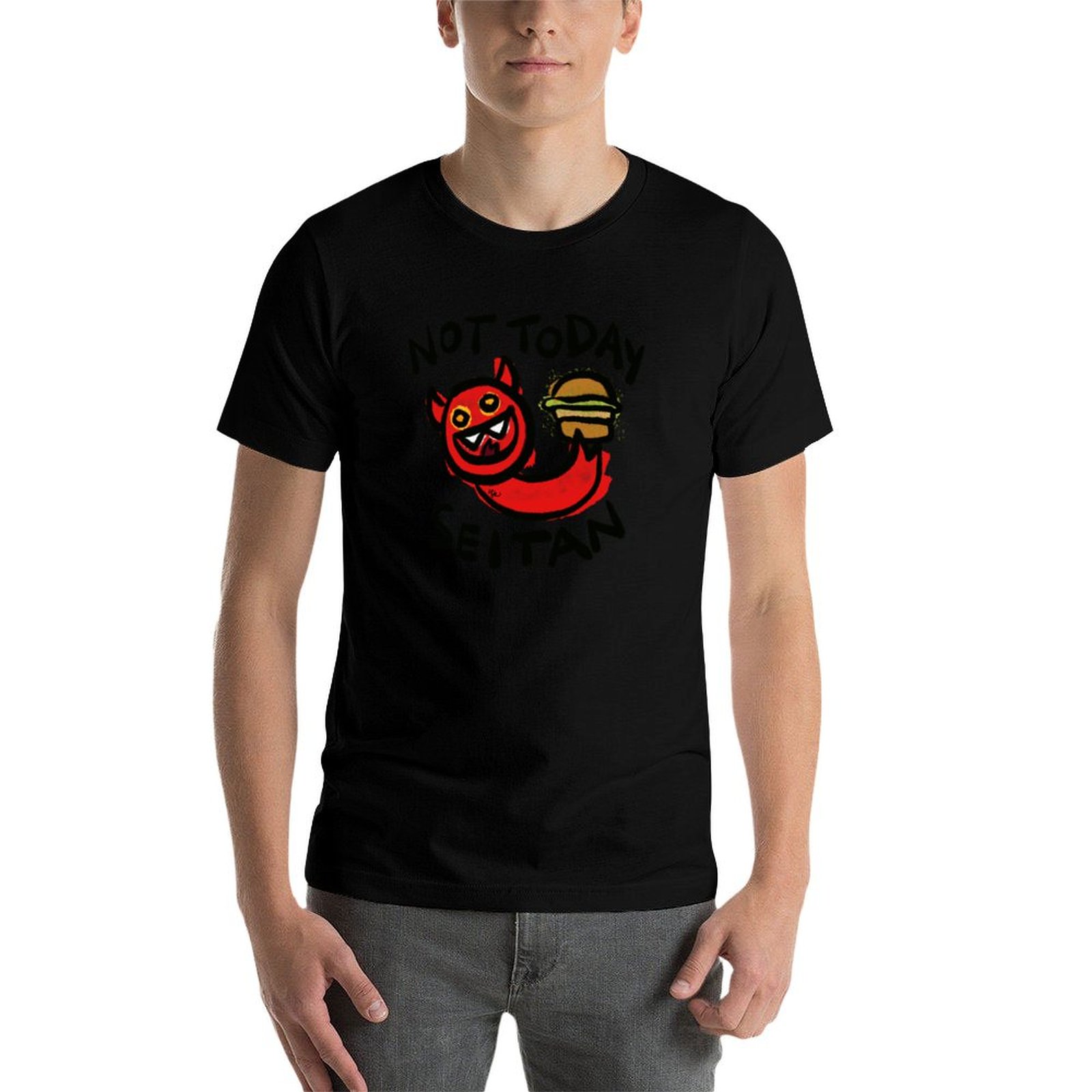 Not Today Seitan T-Shirt Fashi - Men'S Fashion Today review and price
