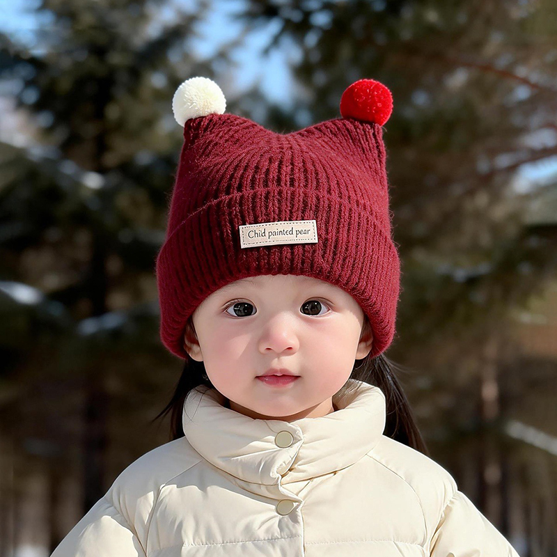 1-4Year Baby Knitted Hat Cute  - Beanie Winter Hat review and price