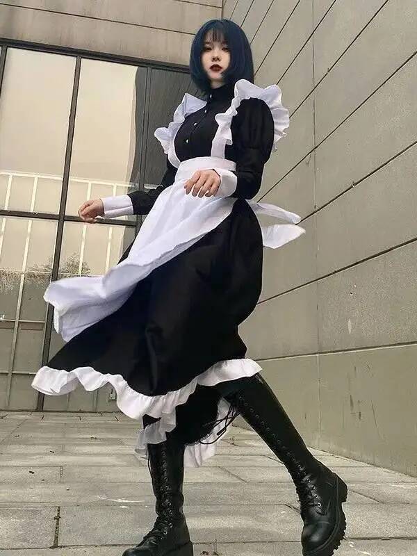 Maid Costume For Women Men Dai - Men'S Fashion All Black Outfit review and price