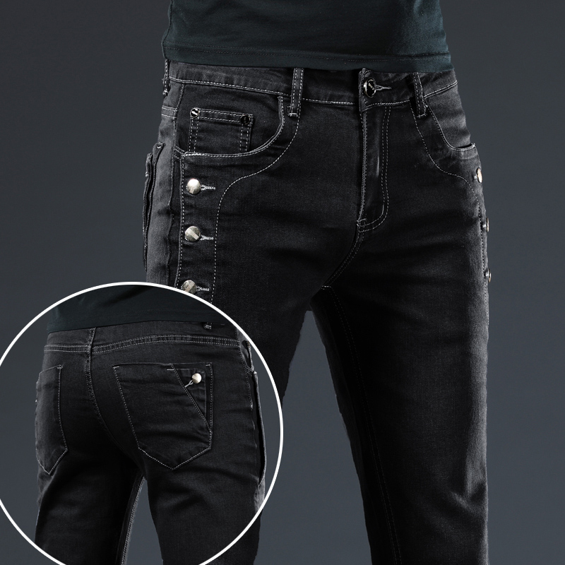 Classic Slim Vintage Fashion M - Men'S Fashion Grey Jeans review and price