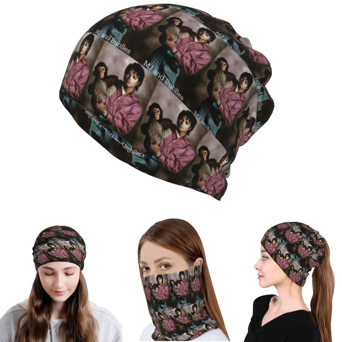 Michael Jackson Bandana Neck G - Beanie Winter Hat review and price