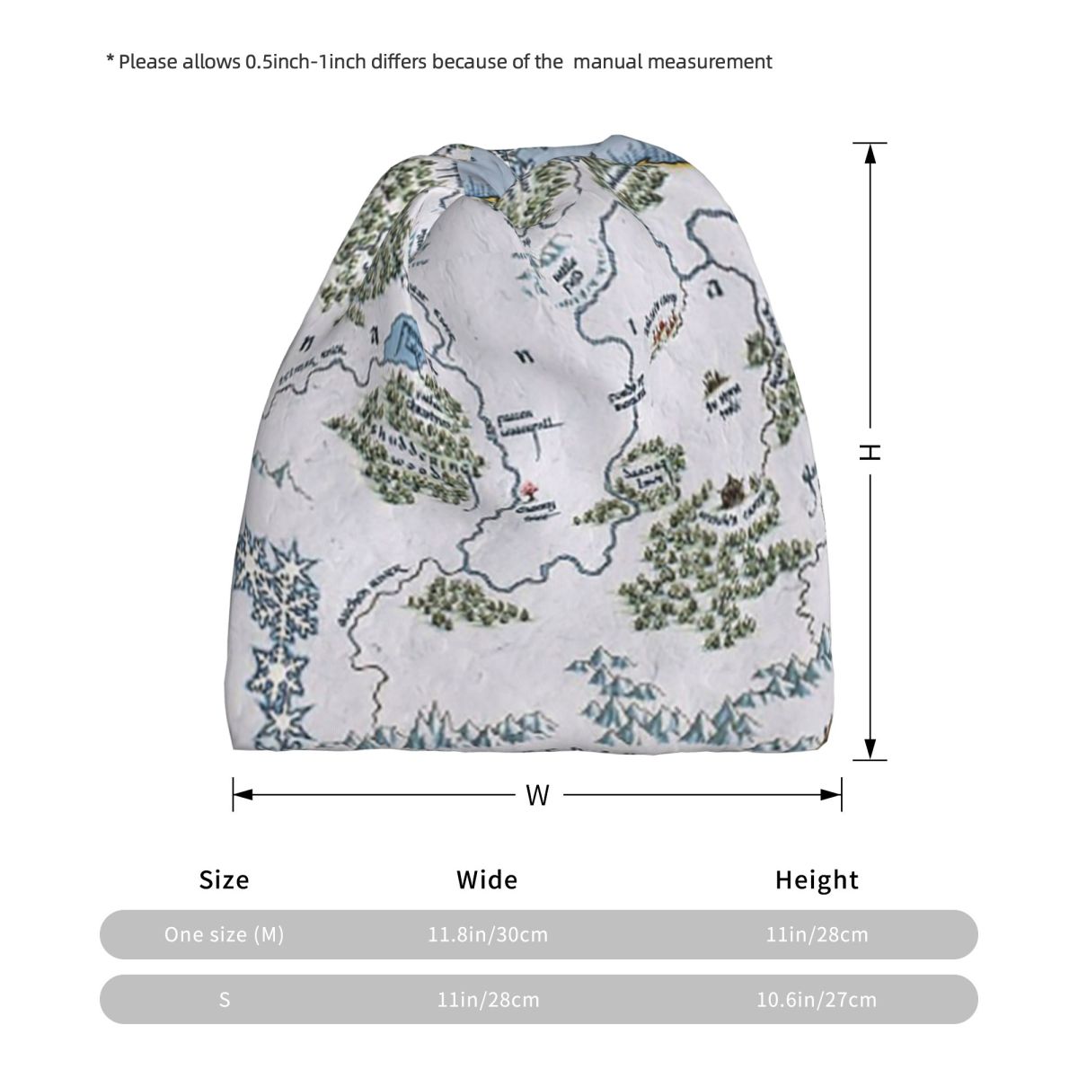 Narnia Map - Chronicles Of Nar - Beanie Winter Hat review and price