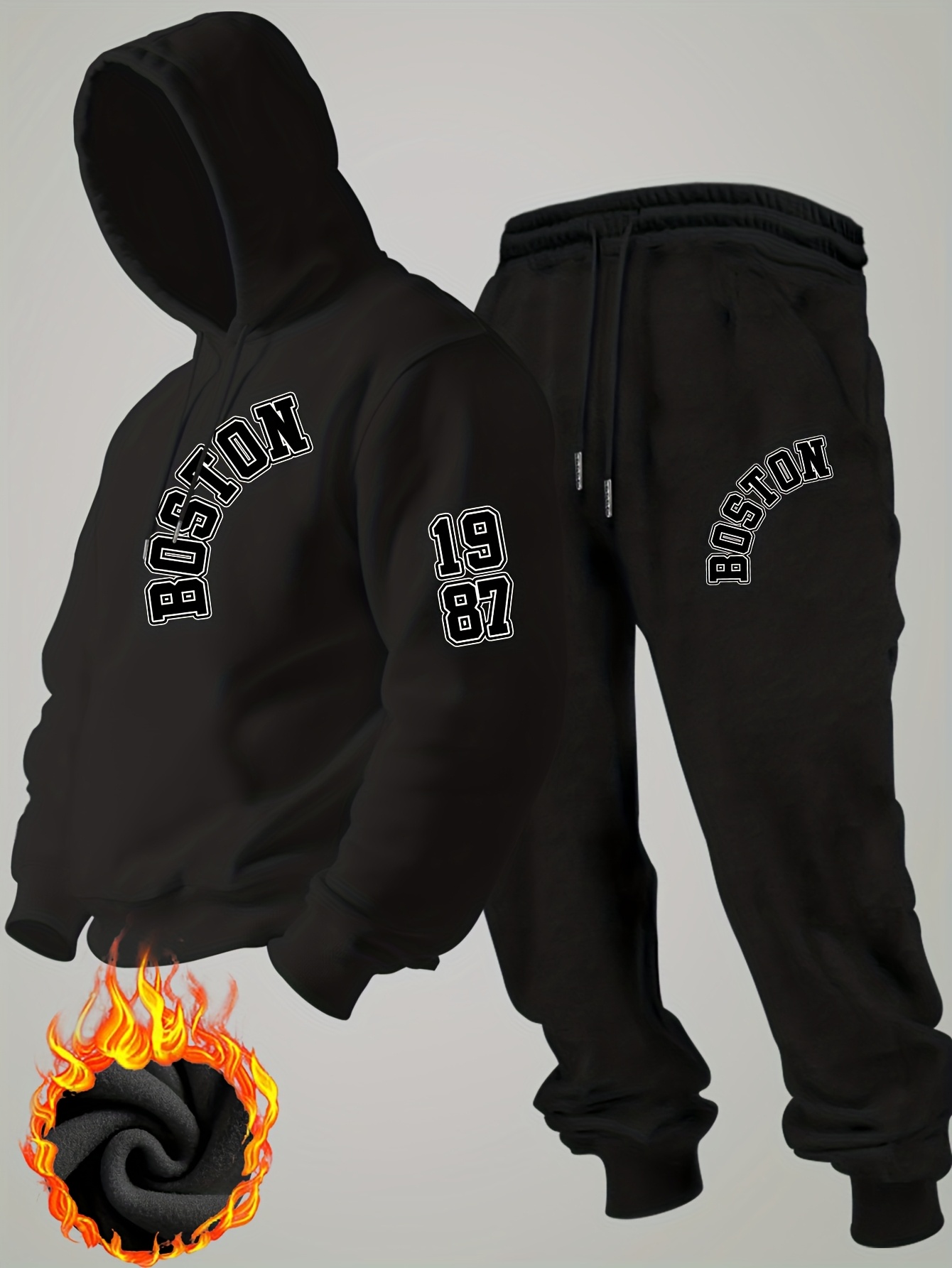 2026 new Men Winter Fleece Hoo - Mens Fashion Streetwear review and price