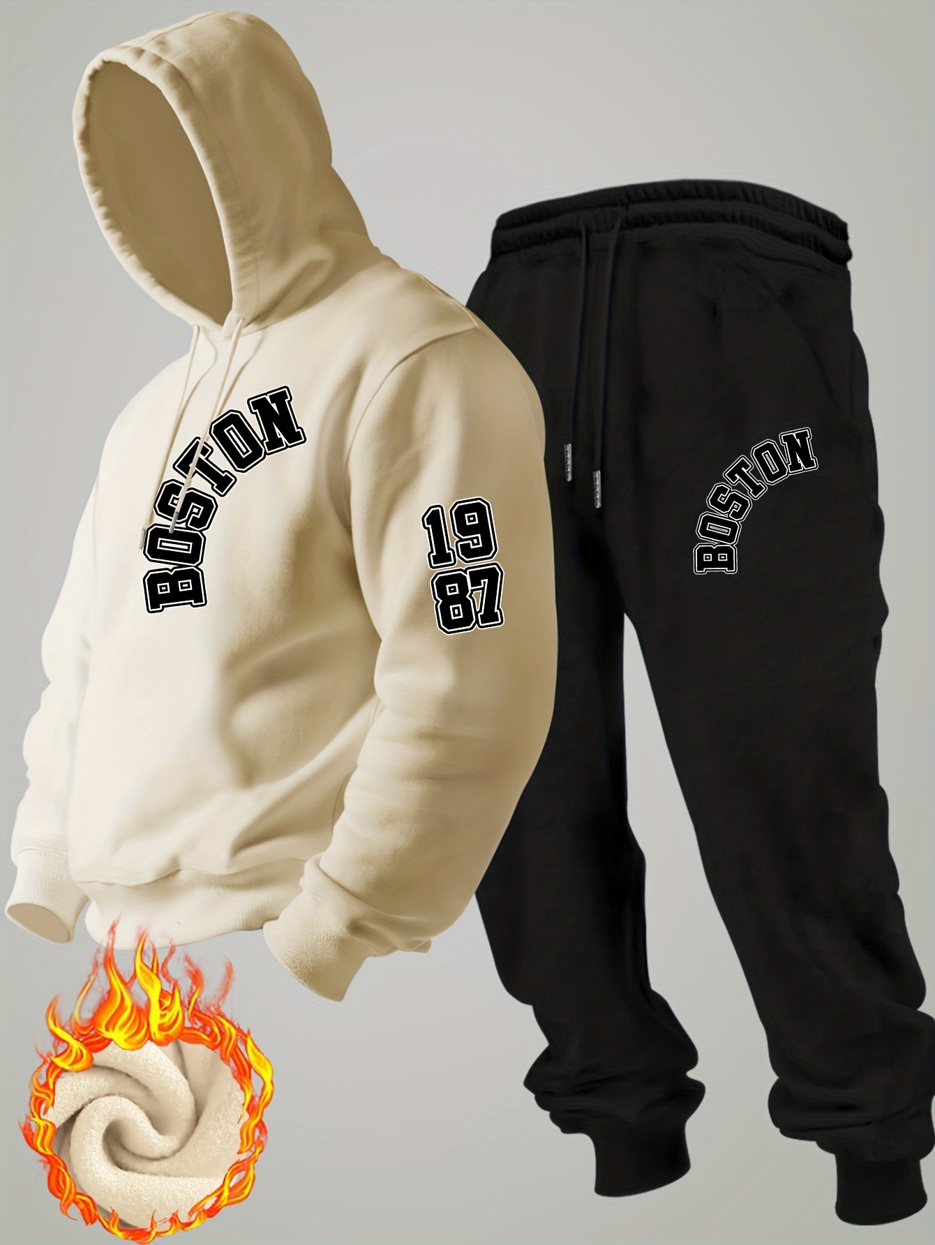 2026 new Men Winter Fleece Hoo - Mens Fashion Streetwear review and price